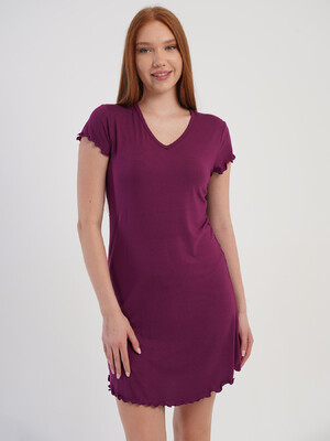 Купить Хлопковая домашняя туника женская VIENETTA 5080040000 в Украина в Lingerie.ua - Одяг для дому та відпочинку, Фото 8