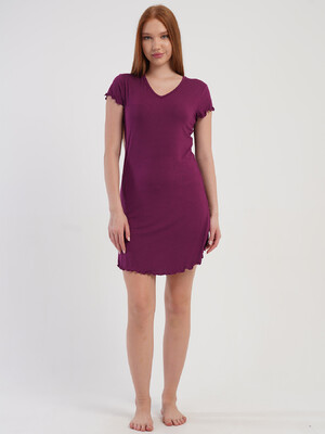 Купить Хлопковая домашняя туника женская VIENETTA 5080040000 в Украина в Lingerie.ua - Одяг для дому та відпочинку, Фото 10