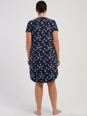 Купить Ночная сорочка большого размера с коротким рукавом VIENETTA 5080380043 в Украина в Lingerie.ua - Одяг для дому та відпочинку, Фото 3