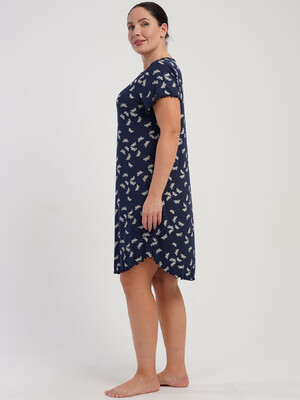 Купить Ночная сорочка большого размера с коротким рукавом VIENETTA 5080380043 в Украина в Lingerie.ua - Одяг для дому та відпочинку, Фото 6