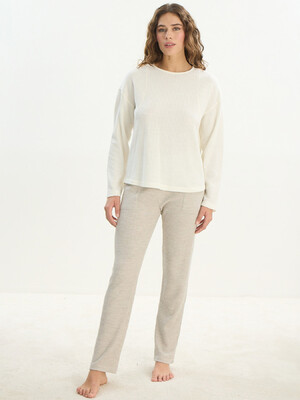 Трикотажный домашний костюм с длинным рукавом SEVIM 16107