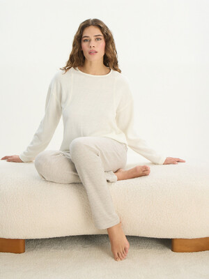 Купить Трикотажний домашній костюм з довгим рукавом SEVIM 16107 в Украина в Lingerie.ua - Одяг для дому та відпочинку, Фото 5