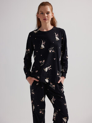 Купить Бавовняний домашній комплект з довгим рукавом HAYS 62210 в Украина в Lingerie.ua - Одяг для дому та відпочинку, Фото 3