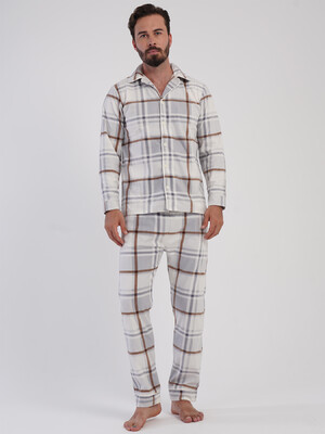 Купить Флісова класична піжама з довгим рукавом VIENETTA MAN 1618361133 в Украина в Lingerie.ua - Одяг для дому та відпочинку, Фото 5