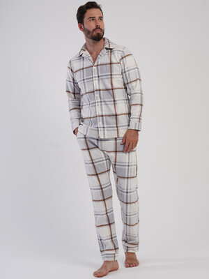 Купить Флісова класична піжама з довгим рукавом VIENETTA MAN 1618361133 в Украина в Lingerie.ua - Одяг для дому та відпочинку, Фото 8