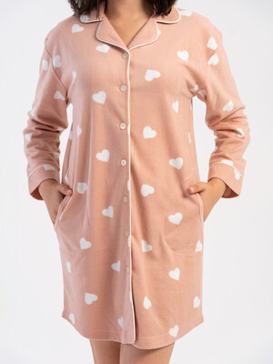 Купить Флісовий халат жіночий на ґудзиках VIENETTA 1618511132 в Украина в Lingerie.ua - Одяг для дому та відпочинку, Фото 9