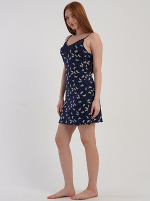 Купить Ночная сорочка из вискозы на бретельках VIENETTA 5080390043 в Украина в Lingerie.ua - Одяг для дому та відпочинку, Фото 4