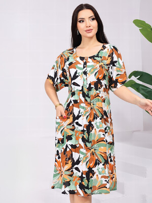 Купить Літня сукня жіноча з коротким рукавом JEN 06709 в Украина