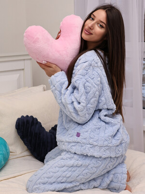 Купить Теплий плюшевий домашній костюм LINGERIE 170814-Ж в Украина