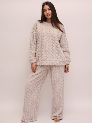 Купить Теплий плюшевий домашній костюм LINGERIE 170814-Ж в Украина в Lingerie.ua - Одяг для дому та відпочинку, Фото 4