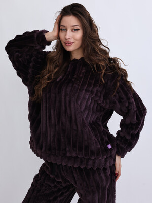 Купить Теплий плюшевий домашній костюм LINGERIE 170814-Ж в Украина в Lingerie.ua - Одяг для дому та відпочинку, Фото 3