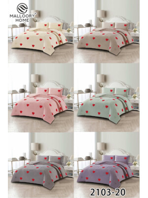Купить Двуспальный комплект постельного белья с одеялом 4 в 1 MALLORY HOME 2103 в Украина в Lingerie.ua - Одяг для дому та відпочинку, Фото 2