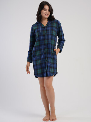 Купить Флисовый халат женский на пуговицах VIENETTA 1618431122 в Украина в Lingerie.ua - Одяг для дому та відпочинку, Фото 3