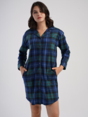 Купить Флисовый халат женский на пуговицах VIENETTA 1618431122 в Украина в Lingerie.ua - Одяг для дому та відпочинку, Фото 4