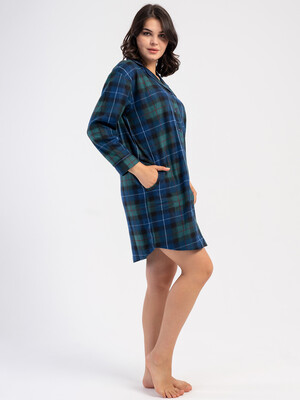 Купить Флисовый халат женский на пуговицах VIENETTA 1618431122 в Украина в Lingerie.ua - Одяг для дому та відпочинку, Фото 6