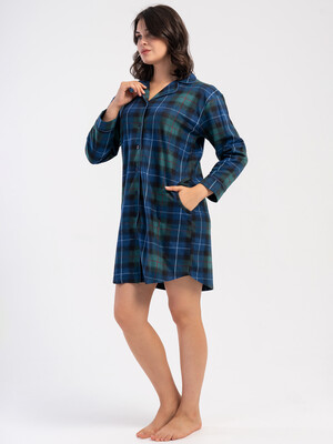 Купить Флисовый халат женский на пуговицах VIENETTA 1618431122 в Украина в Lingerie.ua - Одяг для дому та відпочинку, Фото 8