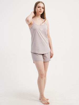Купить Бавовняний домашній комплект з майки та шортів VIENETTA 5110481405 в Украина в Lingerie.ua - Одяг для дому та відпочинку, Фото 2