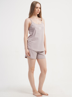 Купить Бавовняний домашній комплект з майки та шортів VIENETTA 5110481405 в Украина в Lingerie.ua - Одяг для дому та відпочинку, Фото 3