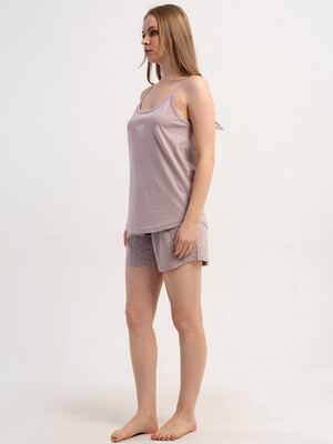 Купить Бавовняний домашній комплект з майки та шортів VIENETTA 5110481405 в Украина в Lingerie.ua - Одяг для дому та відпочинку, Фото 6