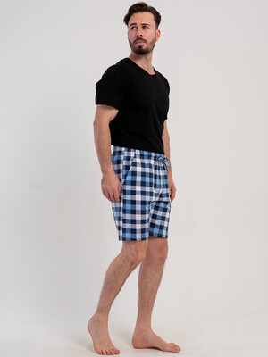 Купить Хлопковые мужские шорты в клетку VIENETTA MAN 5120902754 в Украина в Lingerie.ua - Одяг для дому та відпочинку, Фото 5