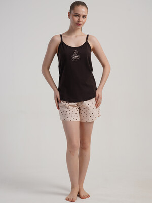 Купить Бавовняний комплект із майки та шортів VIENETTA 5110400209 в Украина в Lingerie.ua - Одяг для дому та відпочинку, Фото 2