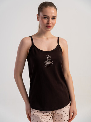 Купить Бавовняний комплект із майки та шортів VIENETTA 5110400209 в Украина в Lingerie.ua - Одяг для дому та відпочинку, Фото 5