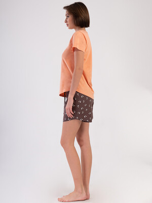 Купить Хлопковый домашний костюм из футболки и шорт VIENETTA 4090894906 в Украина в Lingerie.ua - Одяг для дому та відпочинку, Фото 6