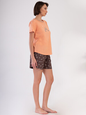 Купить Хлопковый домашний костюм из футболки и шорт VIENETTA 4090894906 в Украина в Lingerie.ua - Одяг для дому та відпочинку, Фото 8