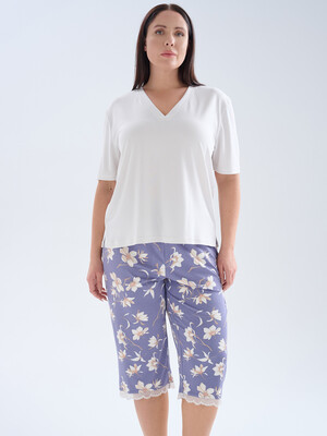 Купить Летний комплект большого размера с капри HAYS 70275 в Украина в Lingerie.ua - Одяг для дому та відпочинку, Фото 2