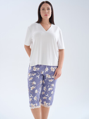 Купить Летний комплект большого размера с капри HAYS 70275 в Украина в Lingerie.ua - Одяг для дому та відпочинку, Фото 4