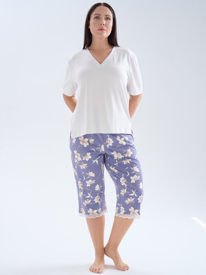 Купить Летний комплект большого размера с капри HAYS 70275 в Украина в Lingerie.ua - Одяг для дому та відпочинку, Фото 6