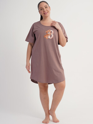 Купить Хлопковая туника большого размера с карманами VIENETTA 6011500000 в Украина в Lingerie.ua - Одяг для дому та відпочинку, Фото 2