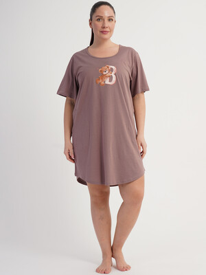 Купить Хлопковая туника большого размера с карманами VIENETTA 6011500000 в Украина в Lingerie.ua - Одяг для дому та відпочинку, Фото 4