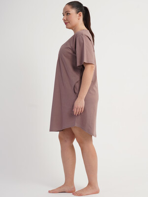 Купить Хлопковая туника большого размера с карманами VIENETTA 6011500000 в Украина в Lingerie.ua - Одяг для дому та відпочинку, Фото 9