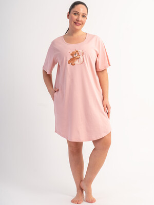 Купить Хлопковая туника большого размера с карманами VIENETTA 6011500000 в Украина в Lingerie.ua - Одяг для дому та відпочинку, Фото 10