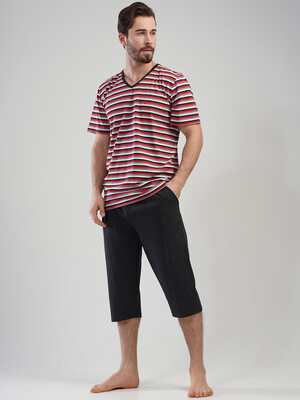 Трикотажний літній комплект з коротким рукавом (футболка + капрі) VIENETTA MAN 1111850000