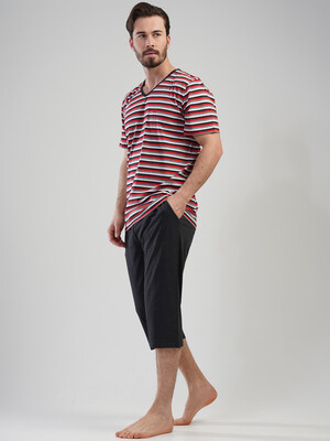 Купить Трикотажний літній комплект з коротким рукавом (футболка + капрі) VIENETTA MAN 1111850000 в Украина в Lingerie.ua - Одяг для дому та відпочинку, Фото 2