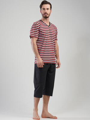 Купить Трикотажний літній комплект з коротким рукавом (футболка + капрі) VIENETTA MAN 1111850000 в Украина в Lingerie.ua - Одяг для дому та відпочинку, Фото 5