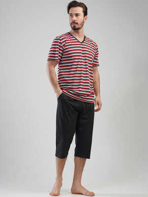 Купить Трикотажний літній комплект з коротким рукавом (футболка + капрі) VIENETTA MAN 1111850000 в Украина в Lingerie.ua - Одяг для дому та відпочинку, Фото 7