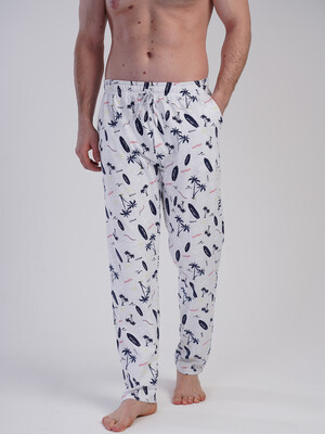 Купить Хлопковые летние брюки мужские с принтом  VIENETTA MAN 4010615742 в Украина в Lingerie.ua - Одяг для дому та відпочинку, Фото 3