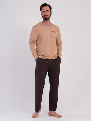 Купить Хлопковый домашний костюм (лонгслив + брюки) VIENETTA MAN 6040650000 в Украина в Lingerie.ua - Одяг для дому та відпочинку, Фото 2