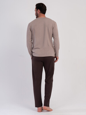 Купить Хлопковый домашний костюм (лонгслив + брюки) VIENETTA MAN 6040650000 в Украина в Lingerie.ua - Одяг для дому та відпочинку, Фото 6