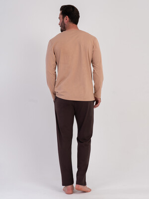 Купить Хлопковый домашний костюм (лонгслив + брюки) VIENETTA MAN 6040650000 в Украина в Lingerie.ua - Одяг для дому та відпочинку, Фото 3