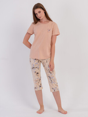 Купить Хлопковый комплект с коротким рукавом VIENETTA 6020537347 в Украина в Lingerie.ua - Одяг для дому та відпочинку, Фото 3