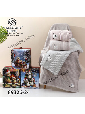 Купить Набор полотенец 2 в 1 в коробке Mallory 89326 70*140 50*100 в Украина в Lingerie.ua - Одяг для дому та відпочинку, Фото 2