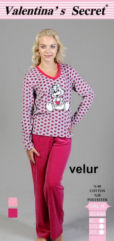 Купить Комплект велюровый женский (пижама) VALENTINA SECRET41446  в Украина в Одежда для дома и отдыха - уют в магазине Lingerie.ua