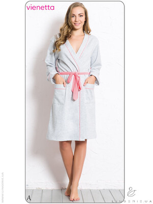Купить Халат женский VIENETTA 7051170000 в Украина в Lingerie.ua - Одяг для дому та відпочинку, Фото 1