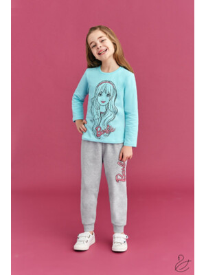 Купить Пижама для девочек байковая RP BARBIE L9817  в Украина