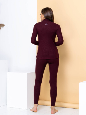 Купить Ангоровий термокомплект жіночий у рубчик LINGERIE 170284 в Украина в Lingerie.ua - Одяг для дому та відпочинку, Фото 2