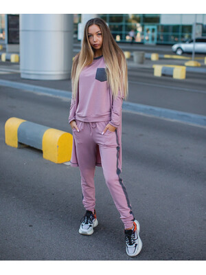 Хлопковый костюм тройка с кардиганом LINGERIE 170369